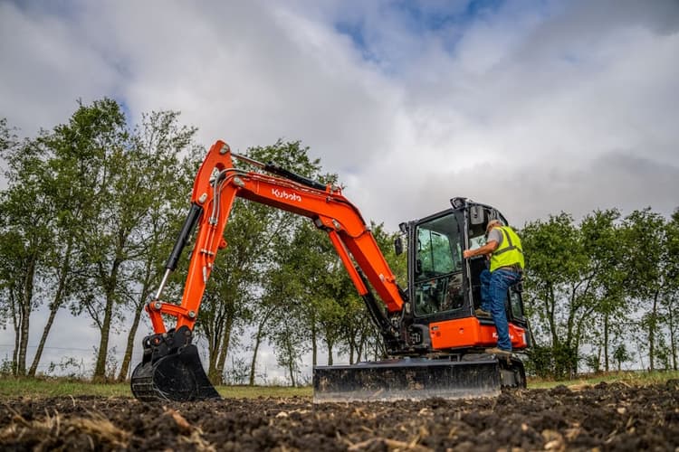 Open Rops Canopy KX040-5 - Floyds Kubota